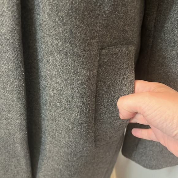JCrew Factory Mercantile City Wool Coat Grey Size 4 - Picture 3 of 16